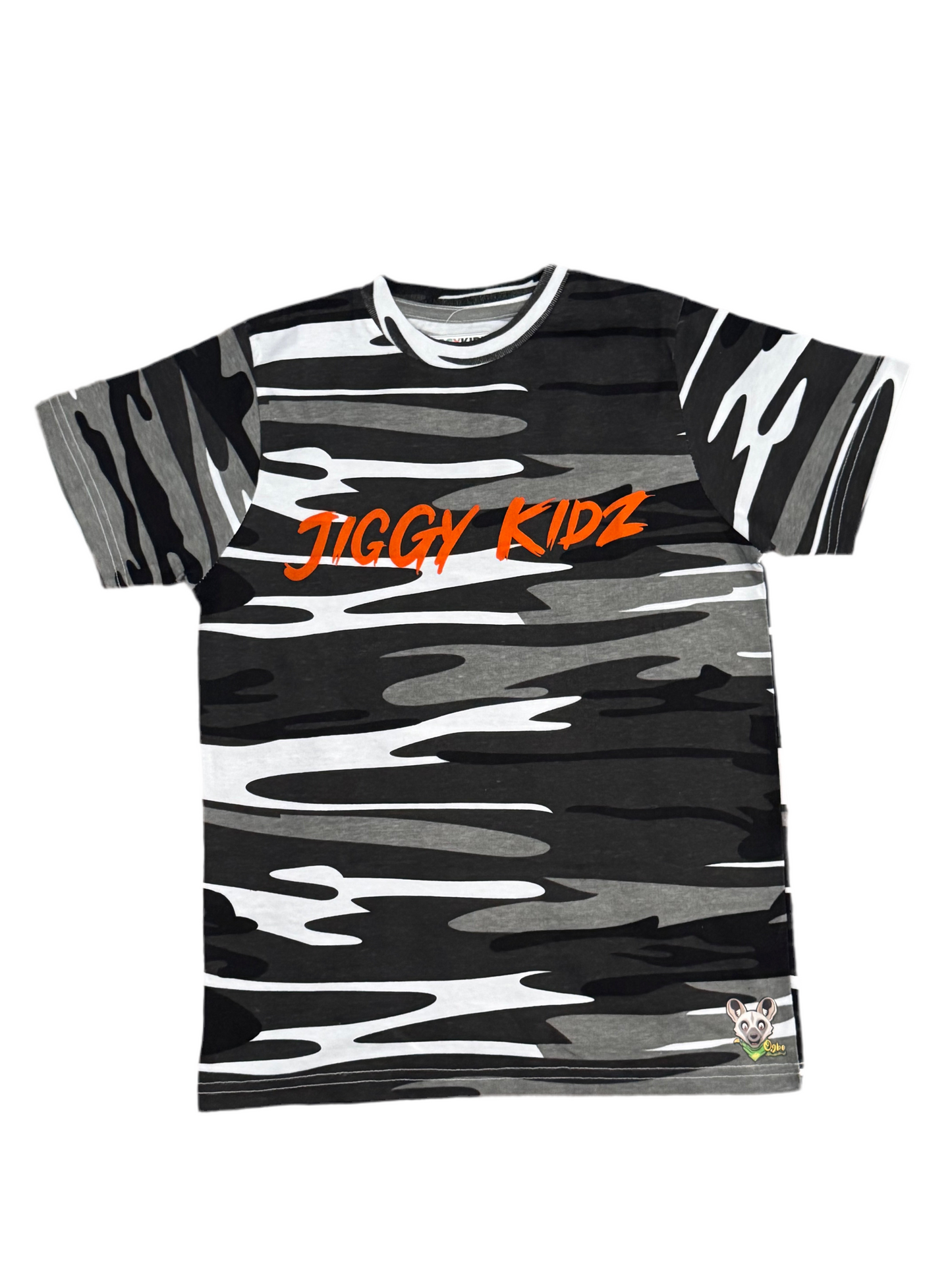 Ogbo the African Wild Dawg Youth Boys Camo T-shirt