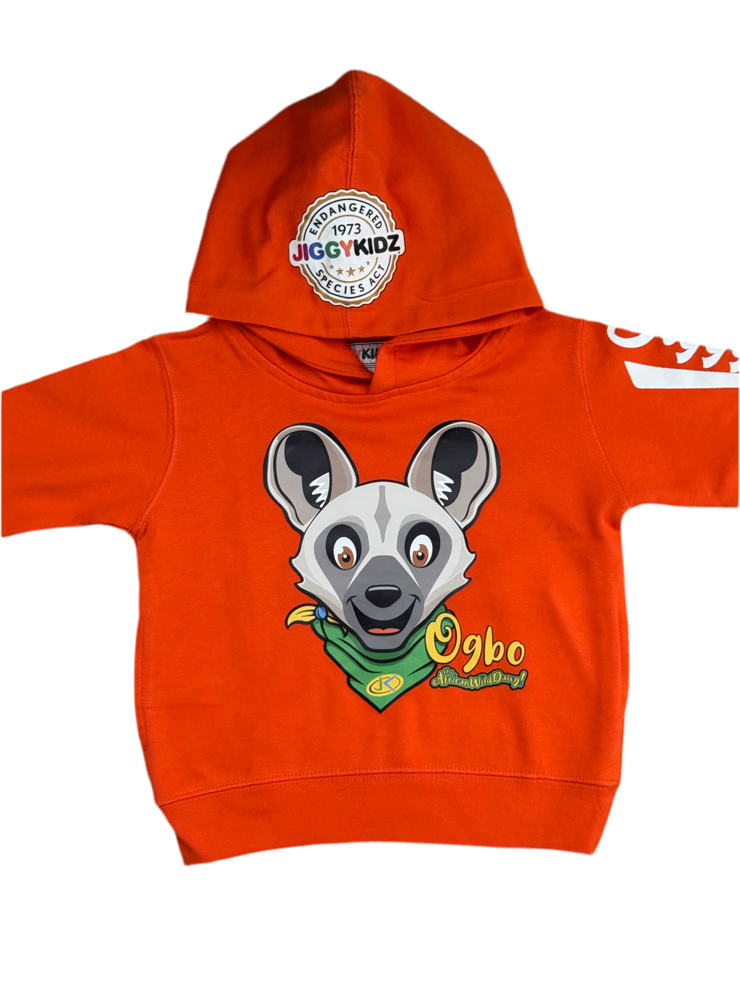 Ogbo the African Wild Dawg Endangered Species Hoodie