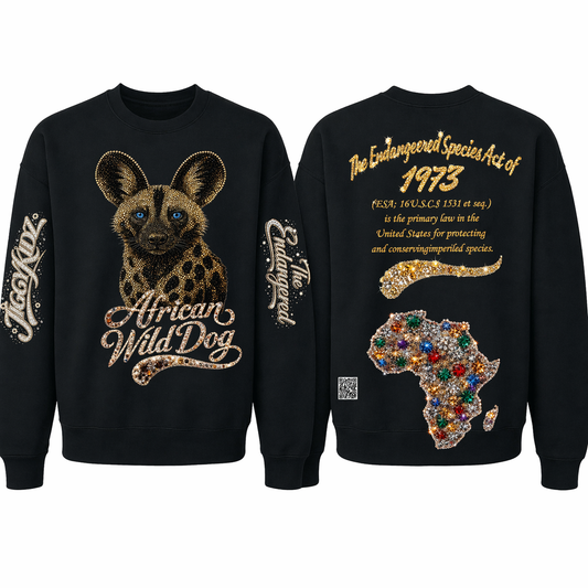 Jiggykidz Endangered African Wild Dog Sweatshirt