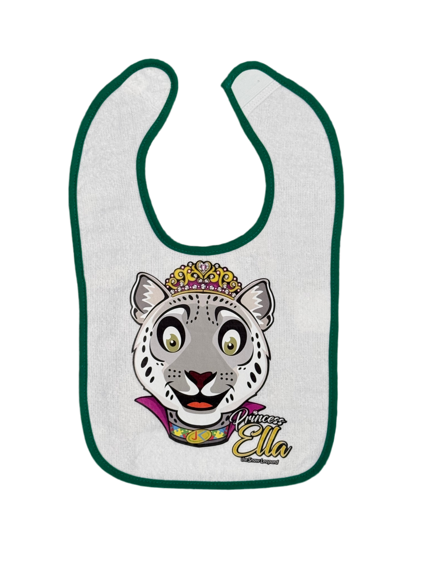 Princess Ella Terry Cloth Bib