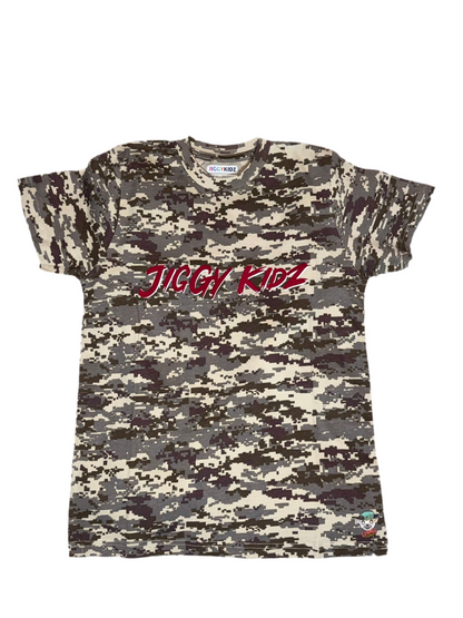 Lenny the Lemur Youth Boys Digital Print Camo T-shirt