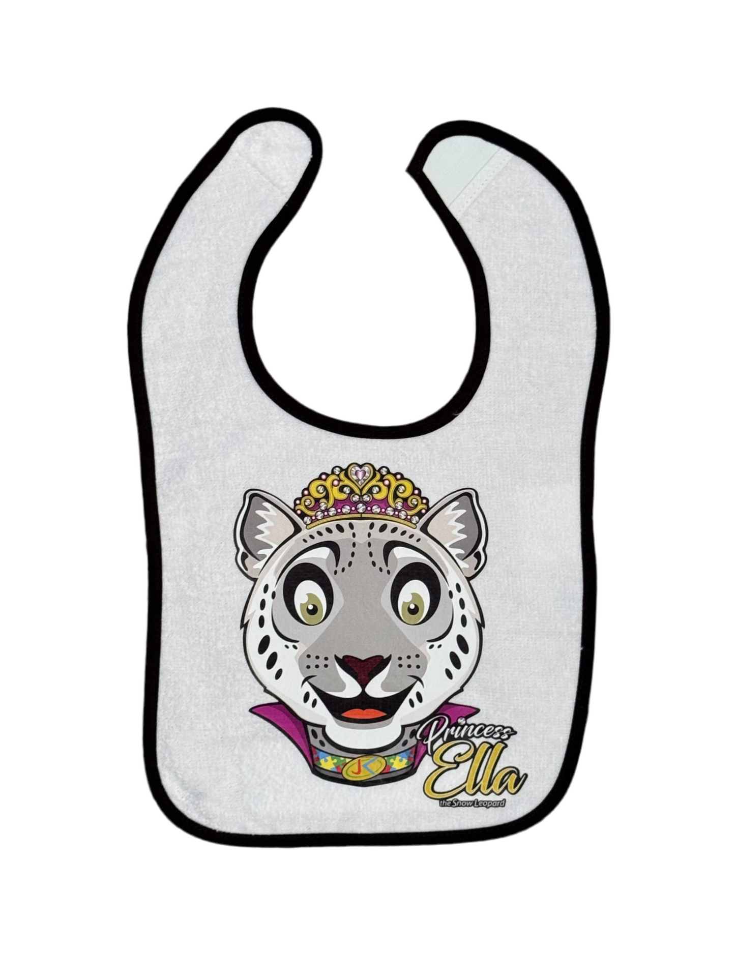 Princess Ella Terry Cloth Bib