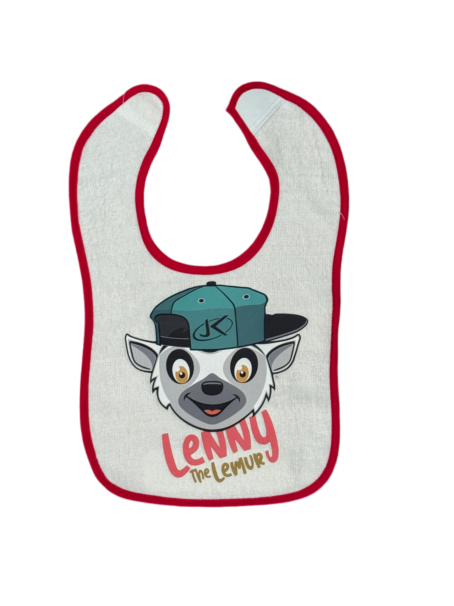 Lenny the Lemur Terry Cloth Bib
