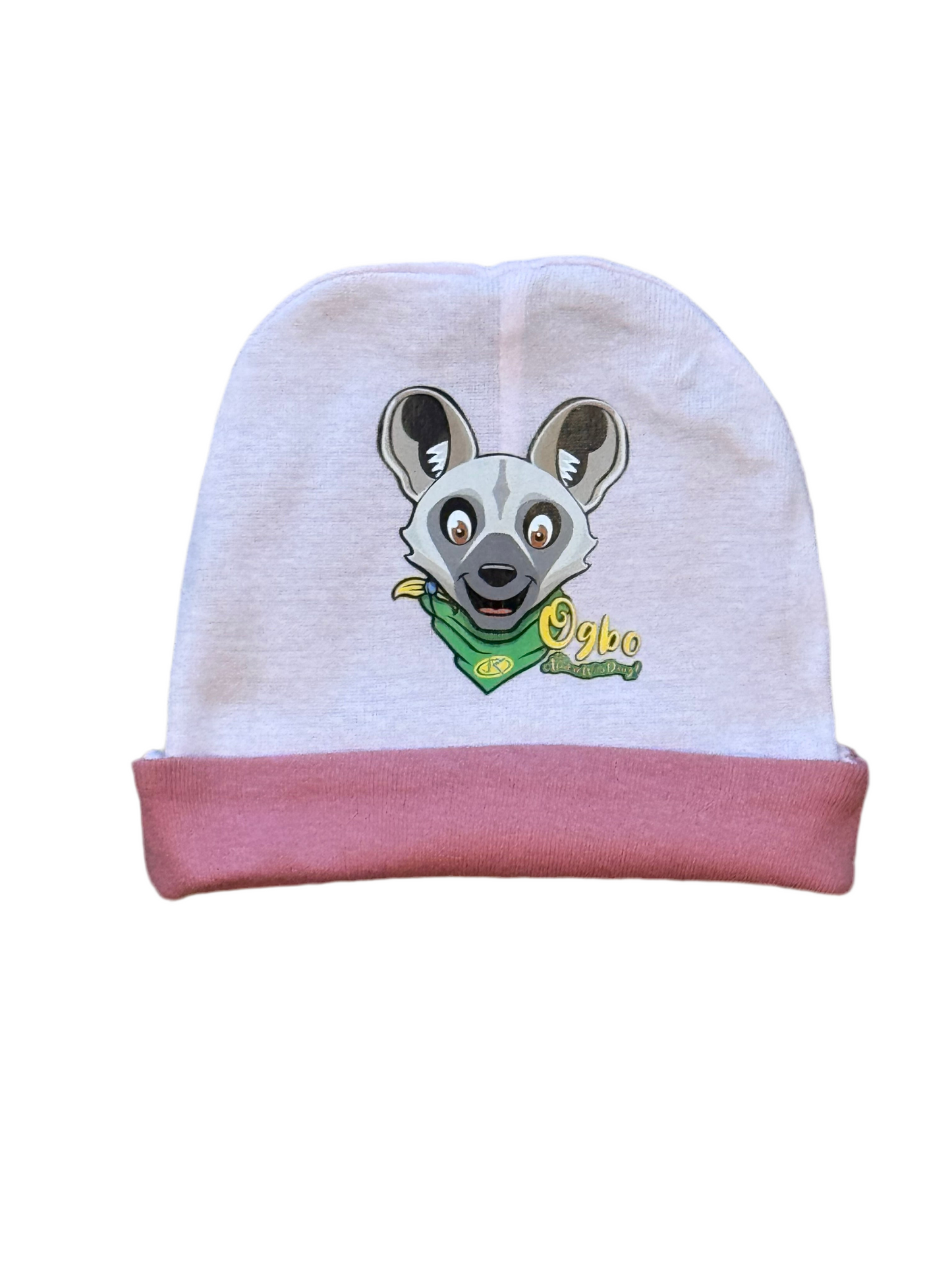 Ogbo the African Wild Dawg New Born Infant Beanies