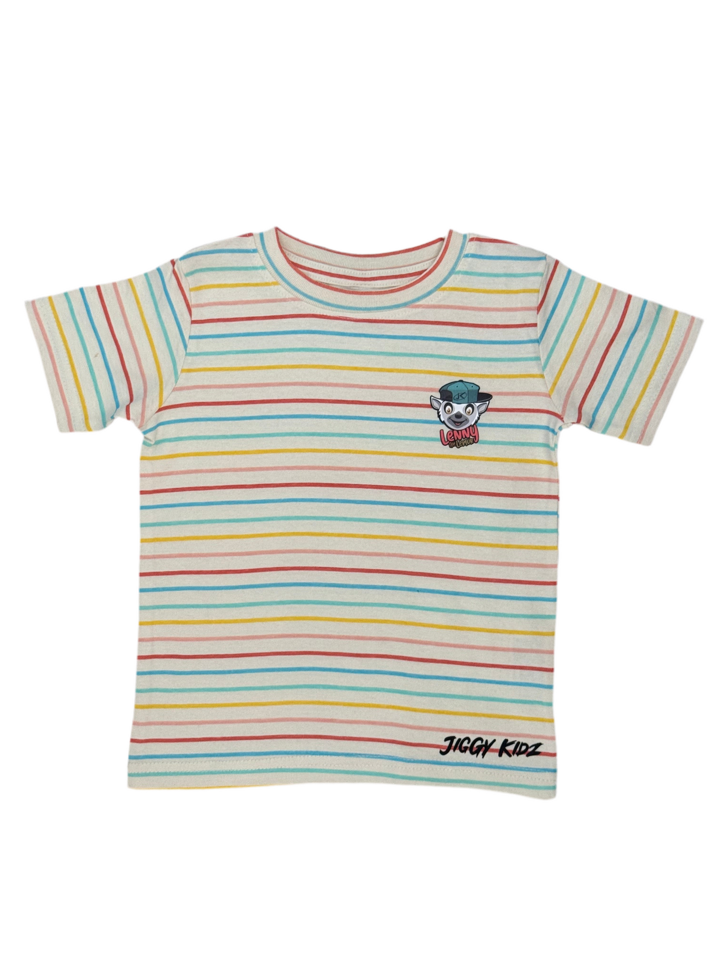 Lenny the Lemur Striped Boys T-Shirt