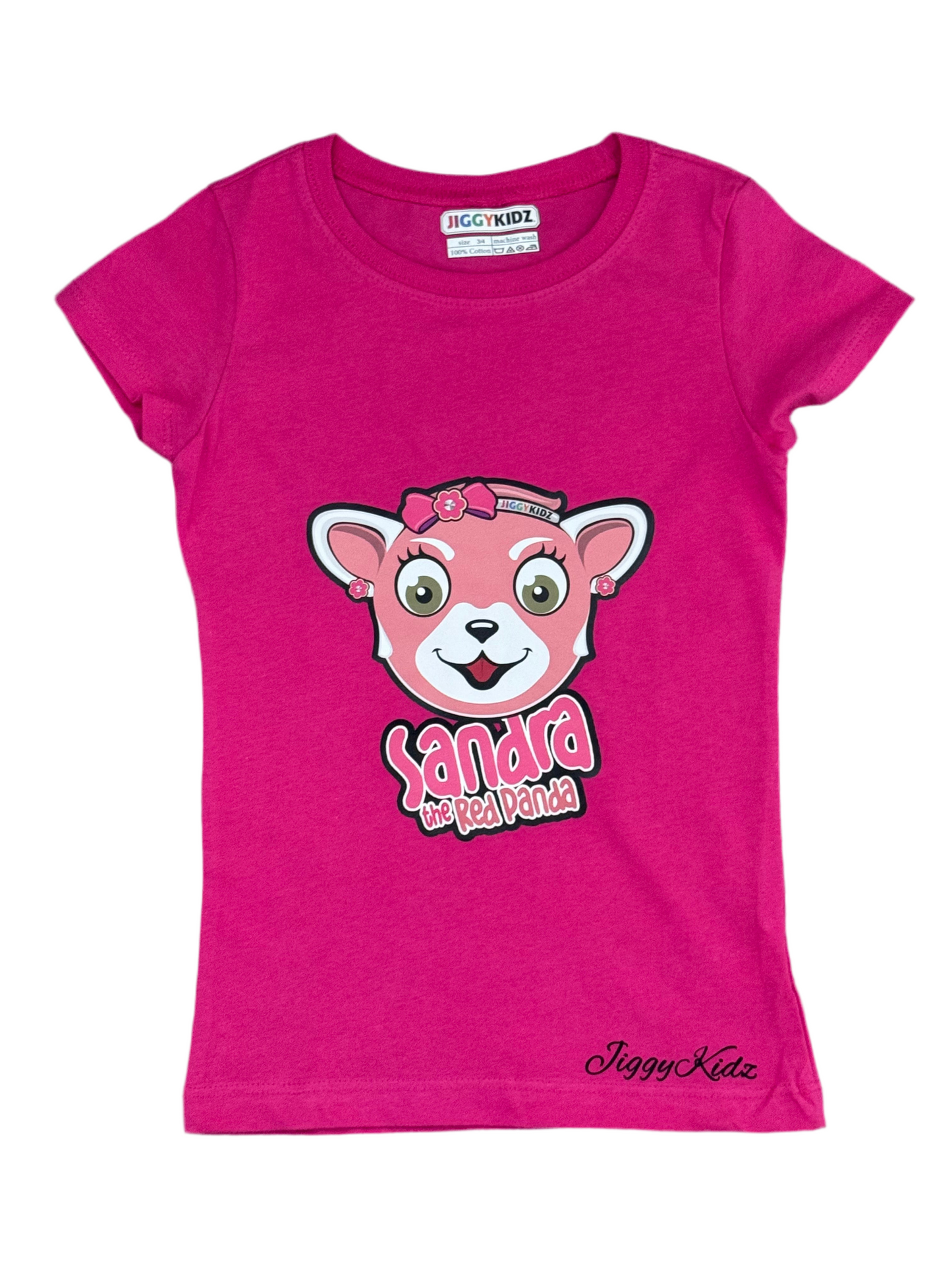 Sandra the Red Pandra Girls Princess T-shirt