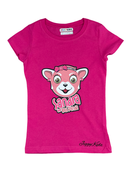 Sandra the Red Pandra Girls Princess T-shirt