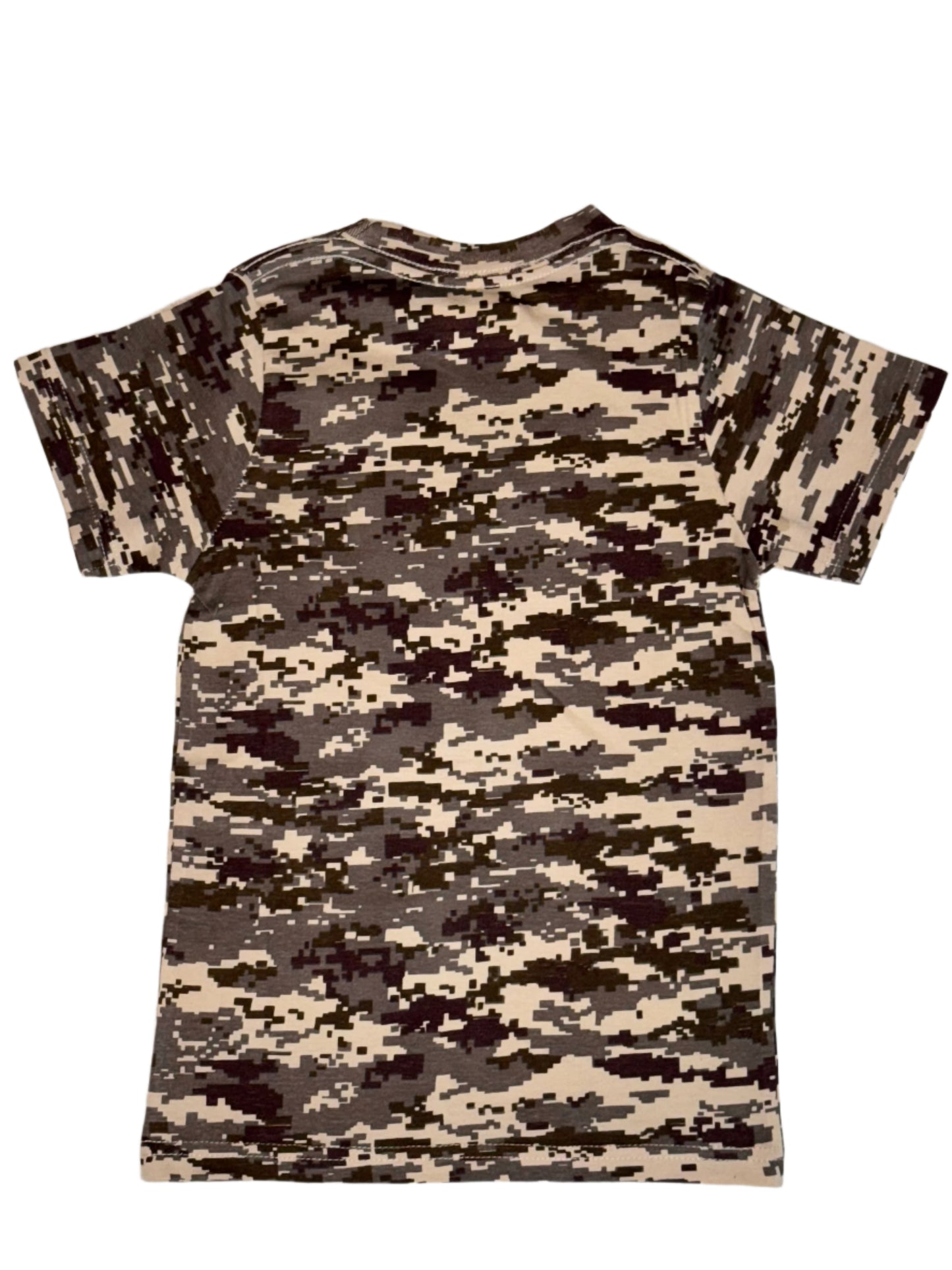 Ogbo the African Wild Dawg Youth Boys Digital Print Camo T-shirt