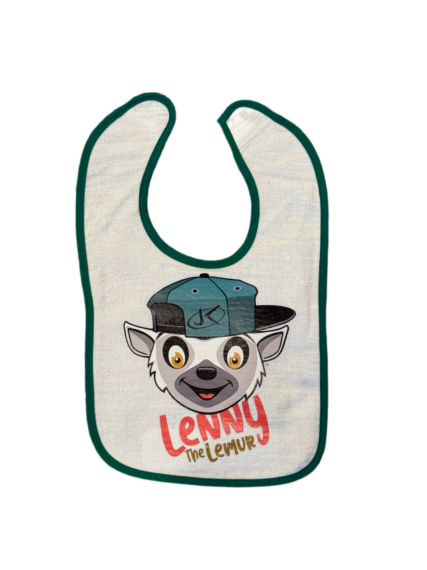 Lenny the Lemur Terry Cloth Bib
