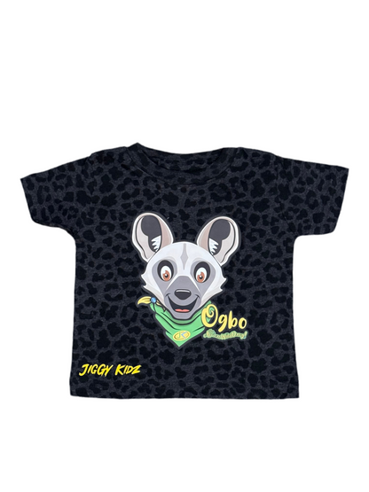 Ogbo the African Wild Dawg Boys Leopard Print T-shirt