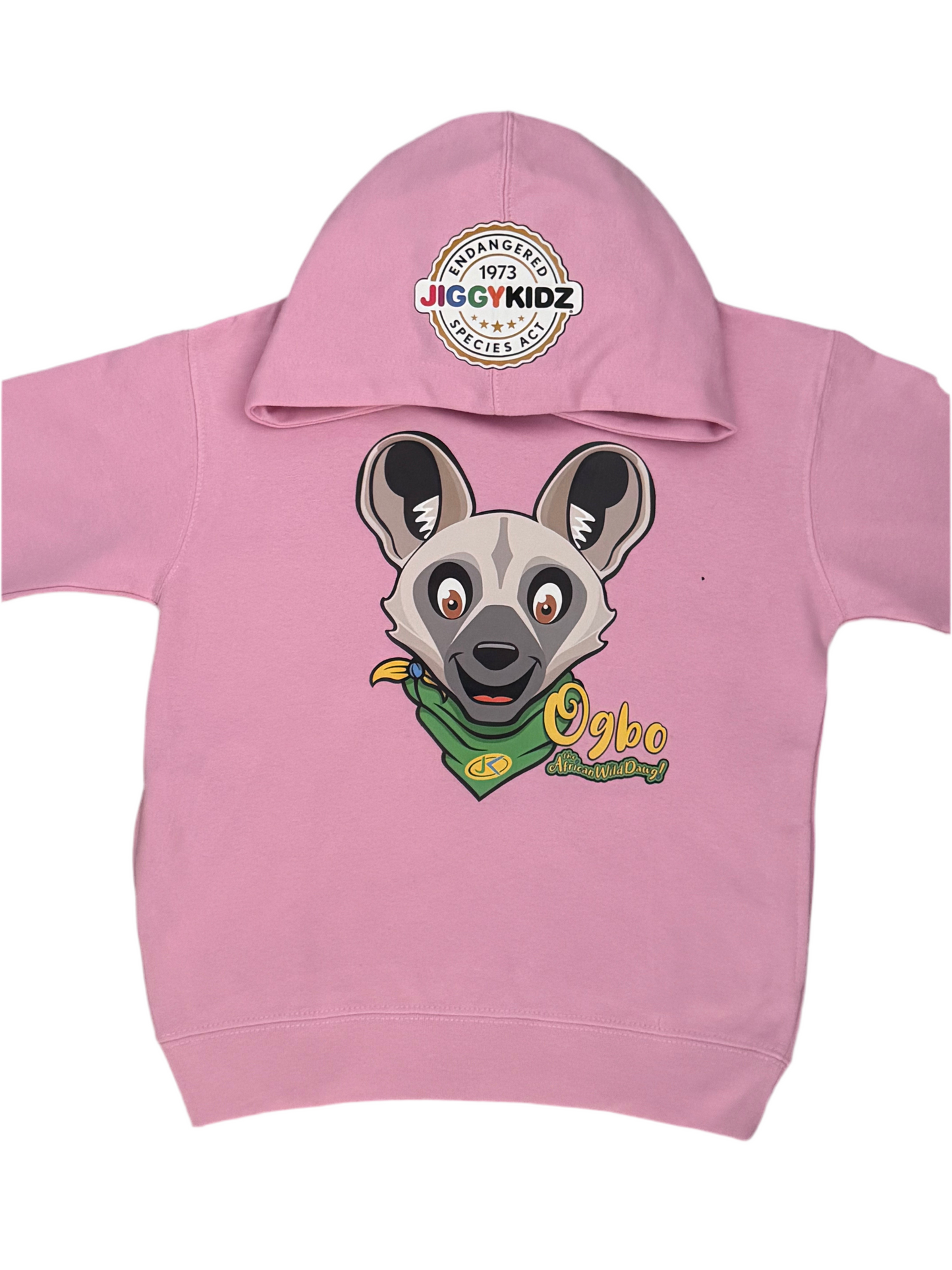 Obgo the African Wild Dawg Endangered Hoodie