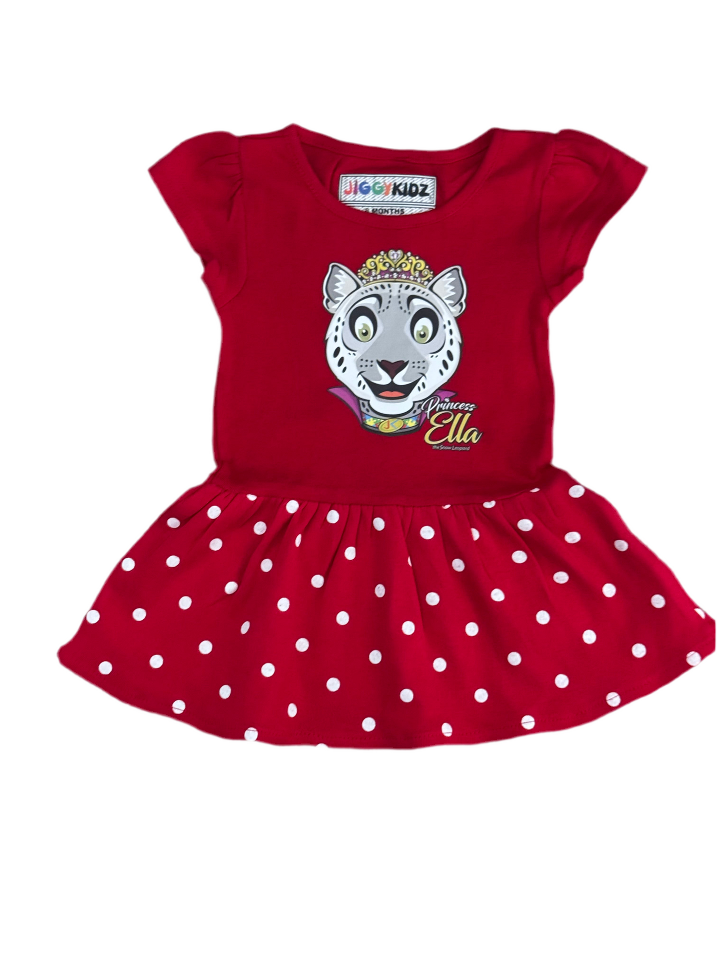 Princess Ella the Snow Leopard Dress
