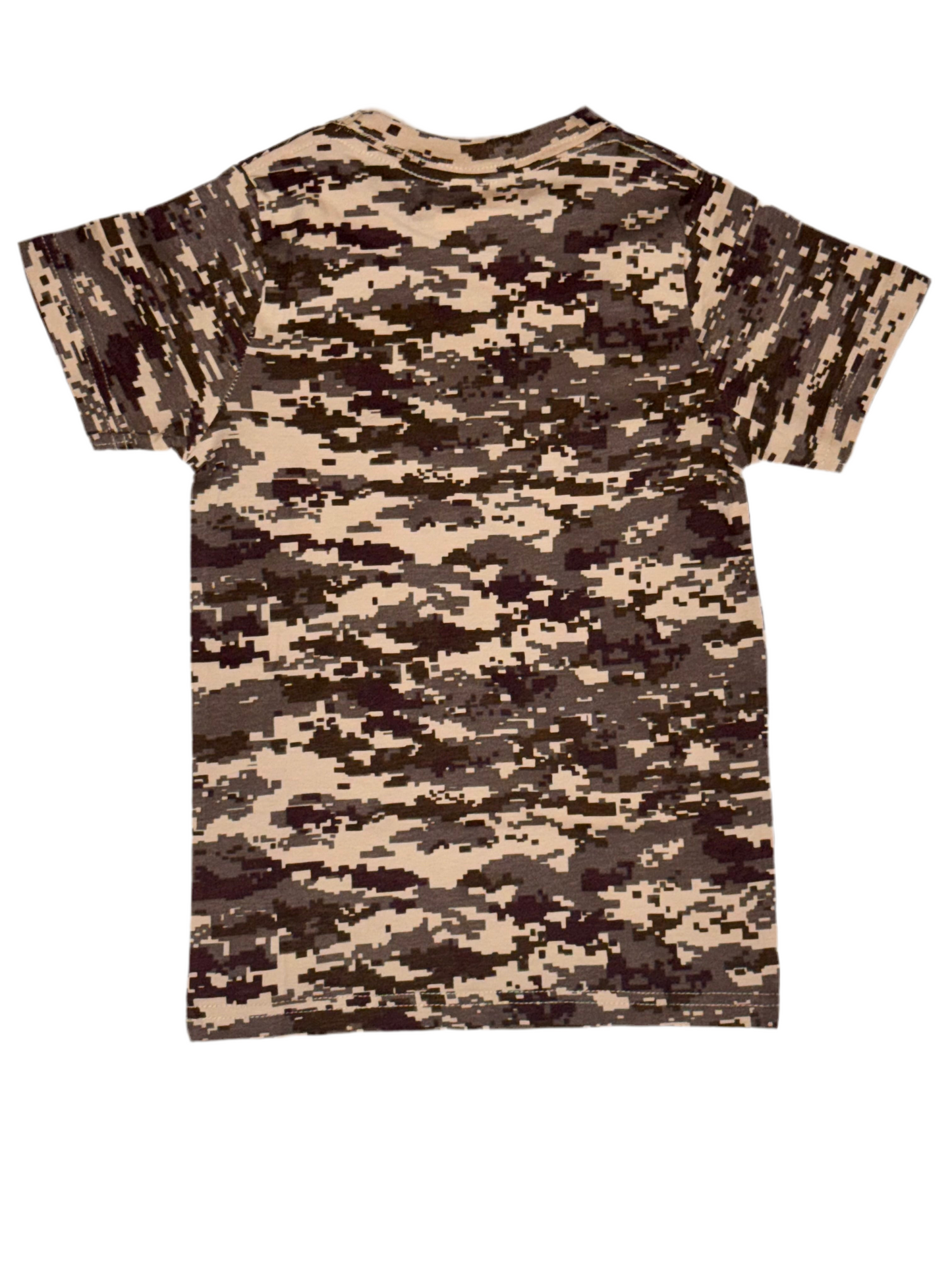 Sandra the Red Sanda Youth Girls Digital Print Camo T-shirt
