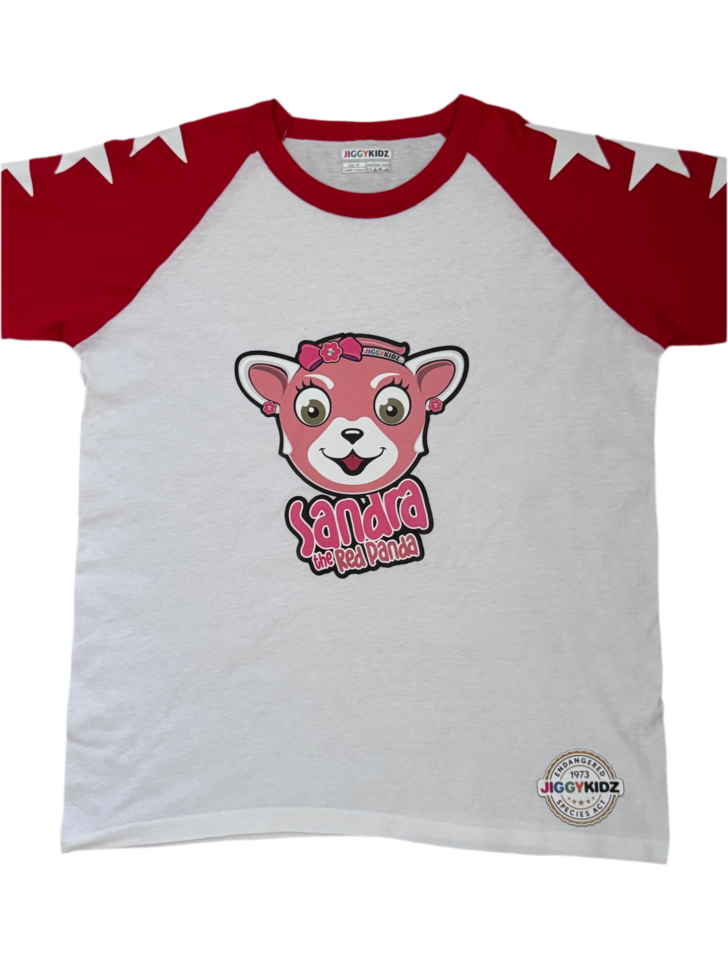 Sandra The Red Panda Ladies All-Star Baseball T-shirt