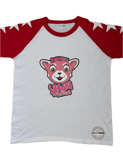 Sandra The Red Panda Ladies All-Star Baseball T-shirt