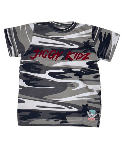 Lenny the Lemur Youth Boys Camo T-shirt
