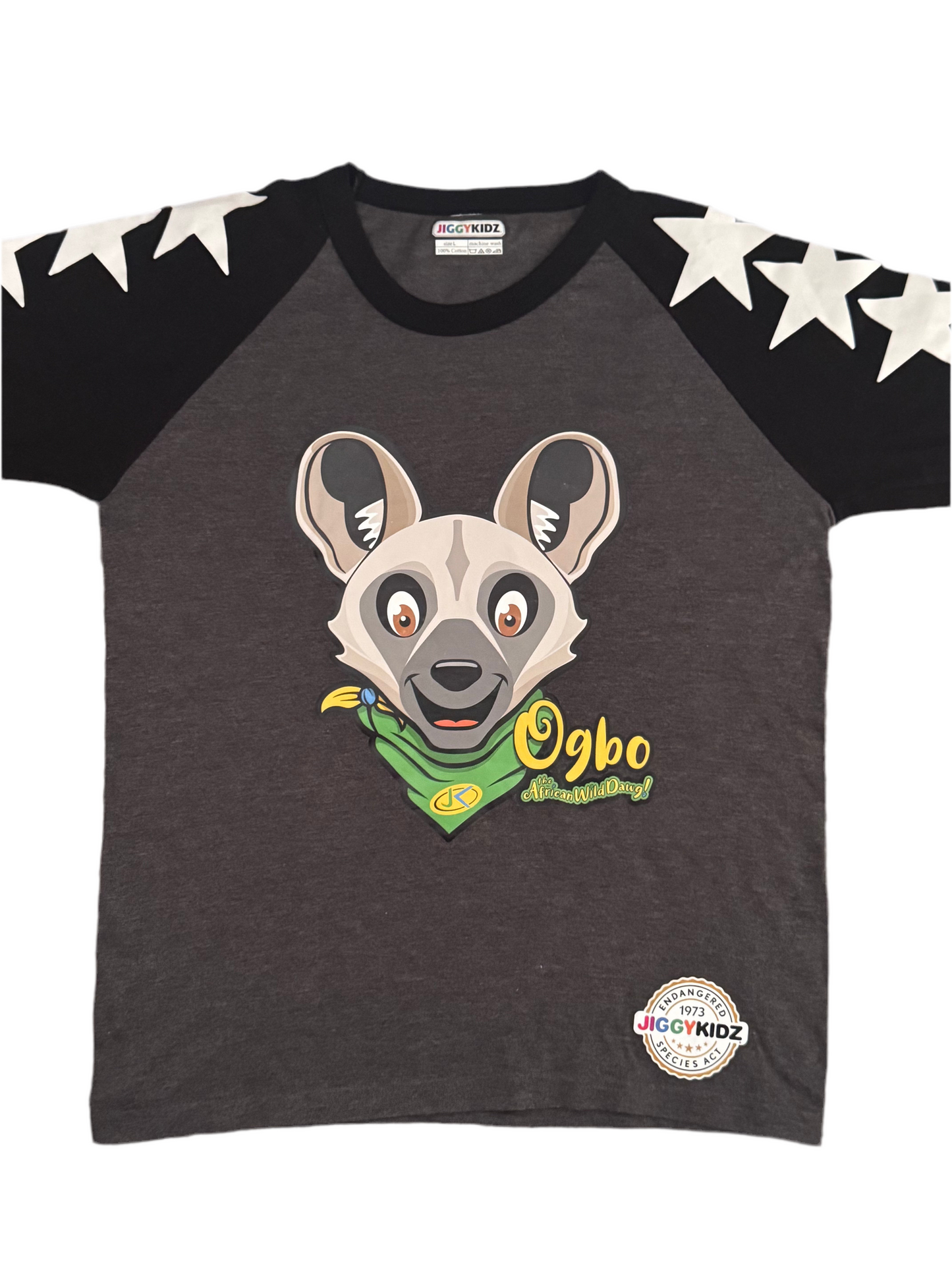 Ogbo the African Wild Dawg Boys All-Star Baseball T-shirt
