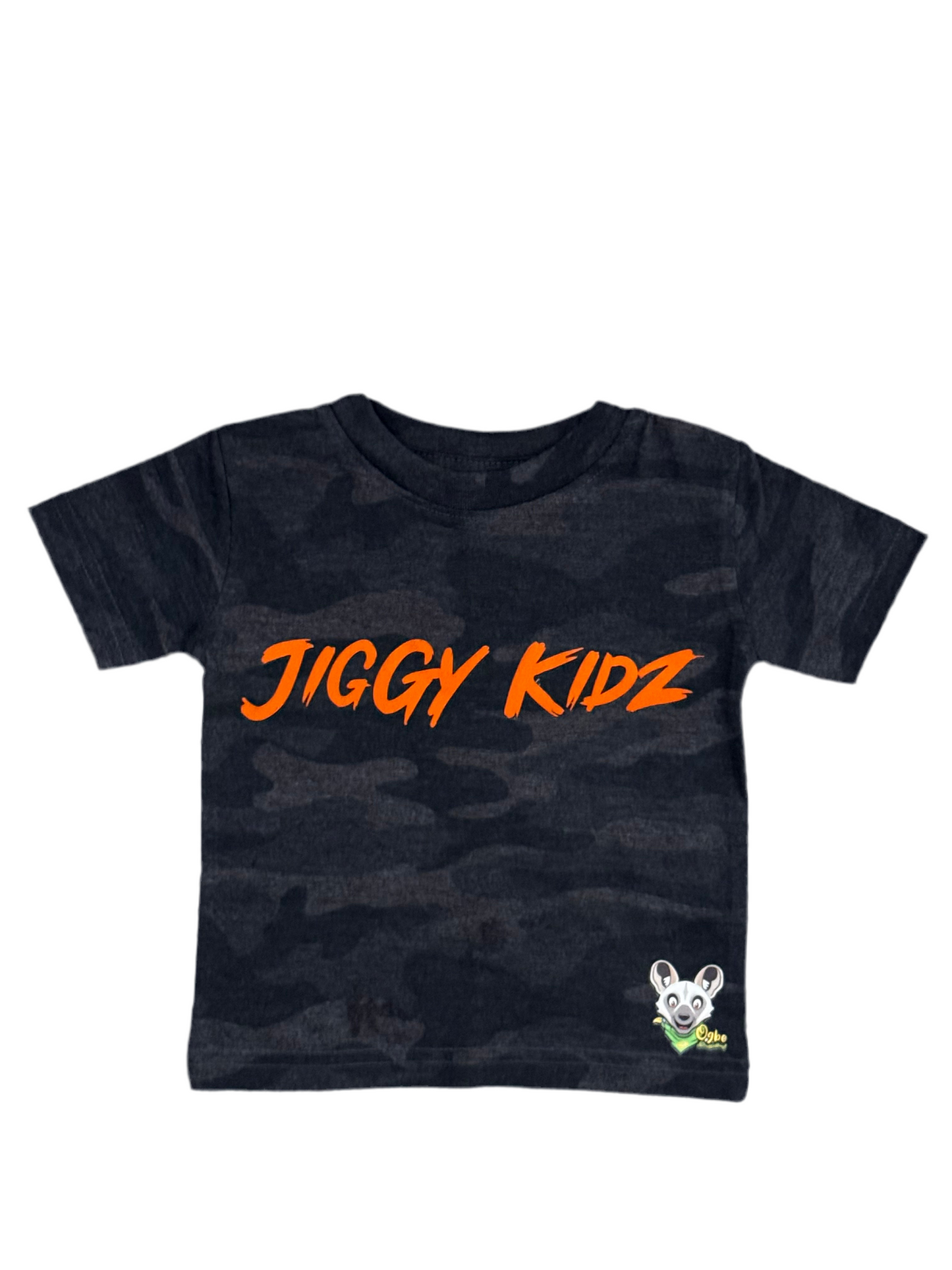 Ogbo the African Wild Dawg Toddler Boys Camo T-shirt