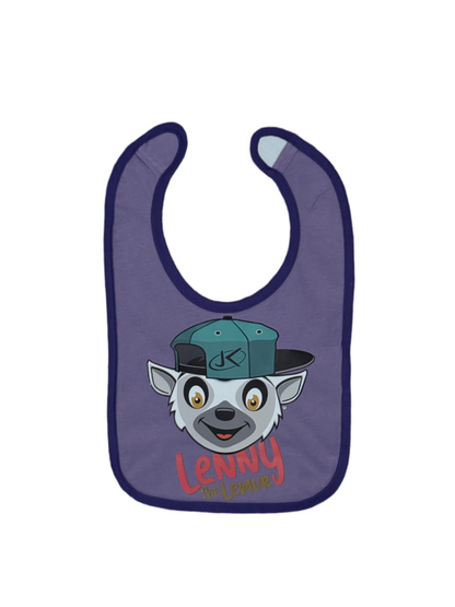 Lenny the Lemur Premium Bib