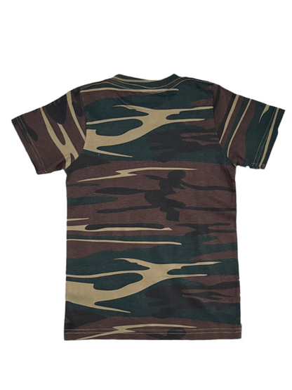 Ogbo the African Wild Dawg Youth Boys Camo T-shirt