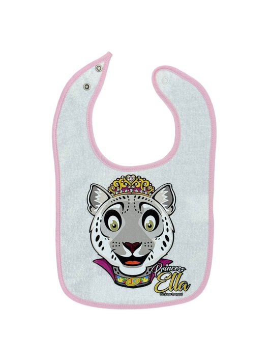 Princess Ella Terry Cloth Bib