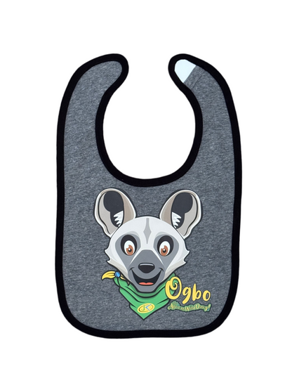 Ogbo the African Wild Dawg Premium Bibs