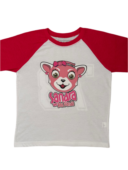 Sandra the Red Panda Baseball T-shirt