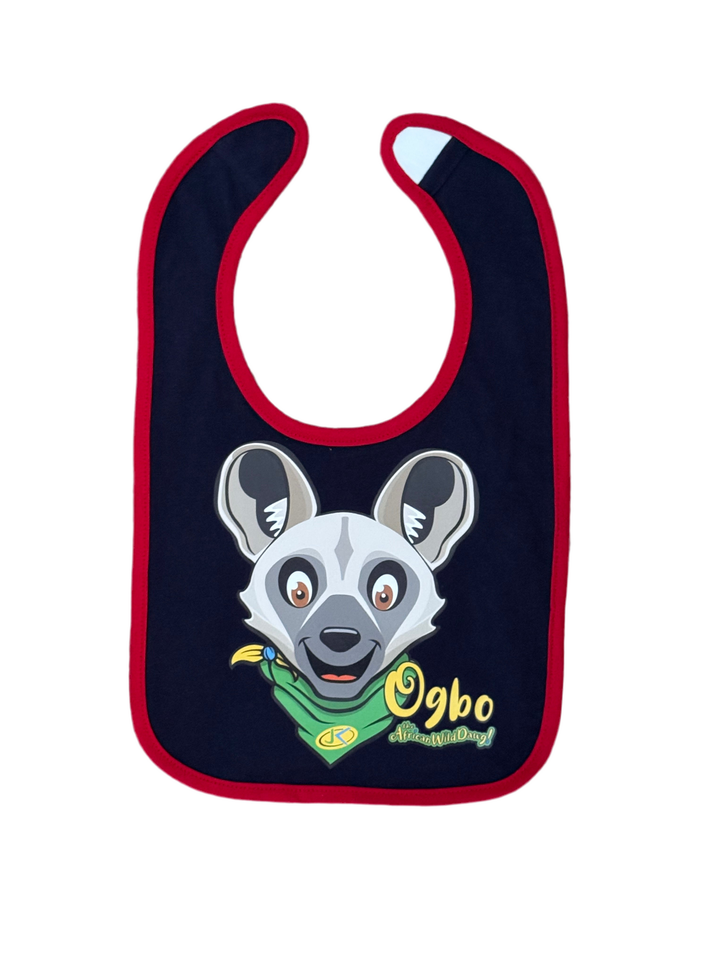 Ogbo the African Wild Dawg Premium Bibs