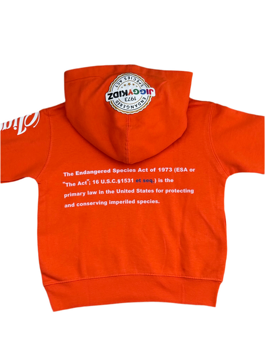 Obgo the African Wild Dawg Endangered Hoodie