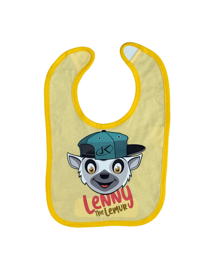 Lenny the Lemur Premium Bib