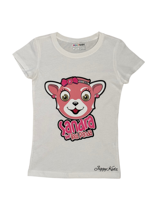 Sandra the Red Pandra Girls Princess T-shirt