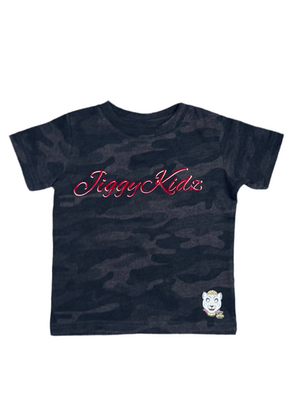 Princess Ella the Snow Leopard Girls Toddlers Camo T-shirt