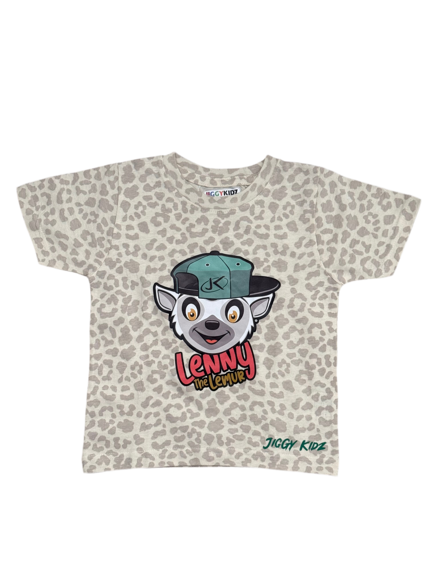 Lenny the Lemur Boys Leopard Print T-Shirt