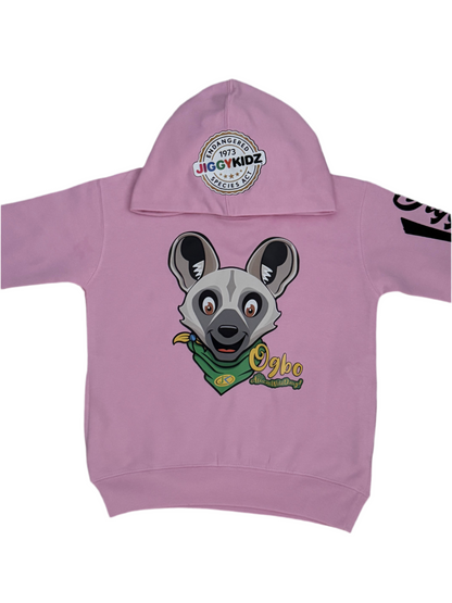 Obgo the African Wild Dawg Endangered Hoodie