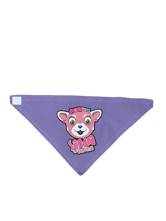 Sandra the Red Panda Bandana Bib