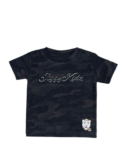 Princess Ella the Snow Leopard Girls Toddlers Camo T-shirt