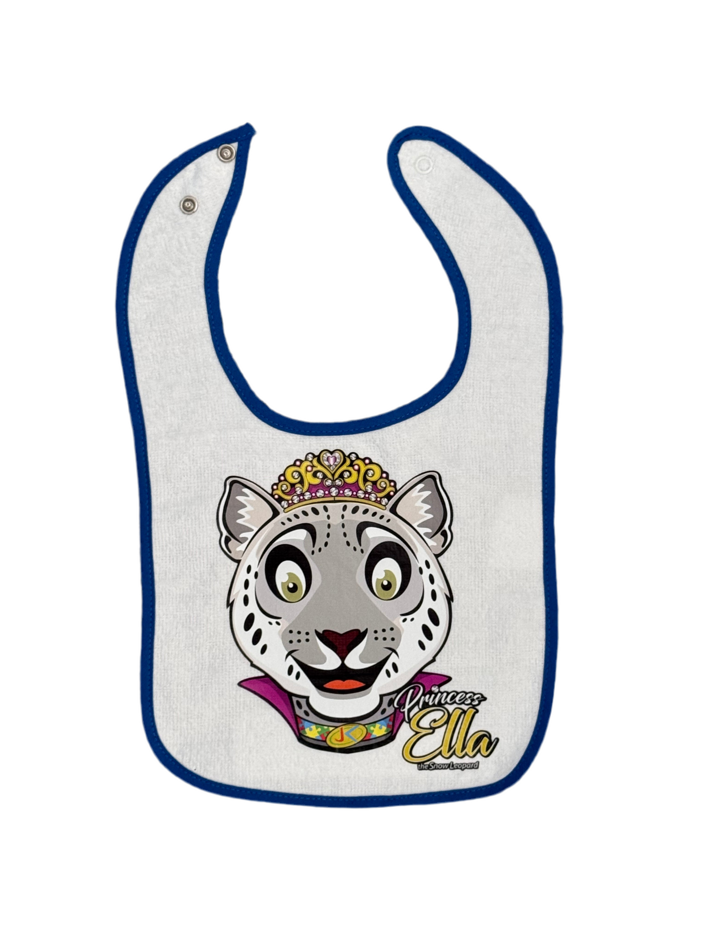 Princess Ella Terry Cloth Bib