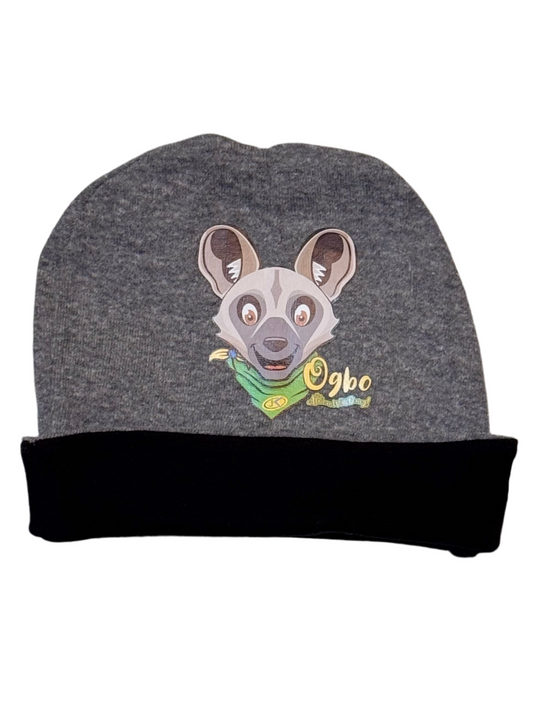 Ogbo the African Wild Dawg New Born Infant Beanies