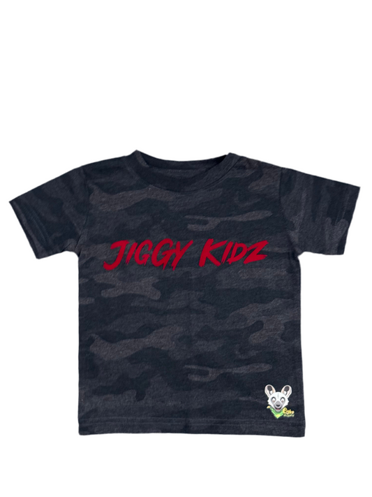 Ogbo the African Wild Dawg Toddler Boys Camo T-shirt