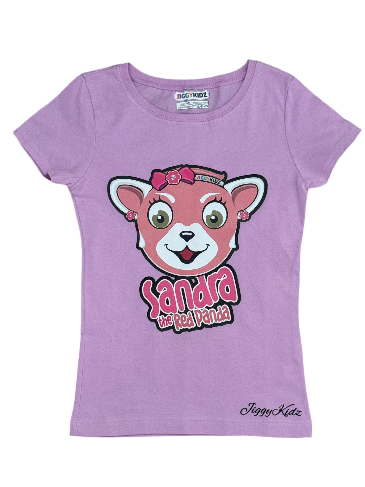 Sandra the Red Pandra Girls Princess T-shirt