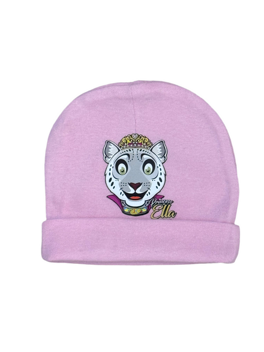 Princess Ella the Snow Leopard New Born Beanie