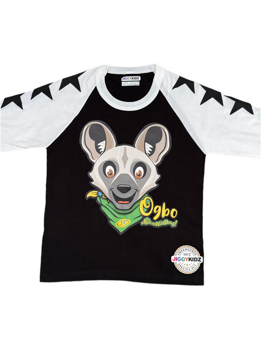 Ogbo the African Wild Dawg Boys All-Star Baseball T-shirt