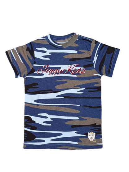 Princess Ella the Snow Leopard Youth Girls Camo T-shirt