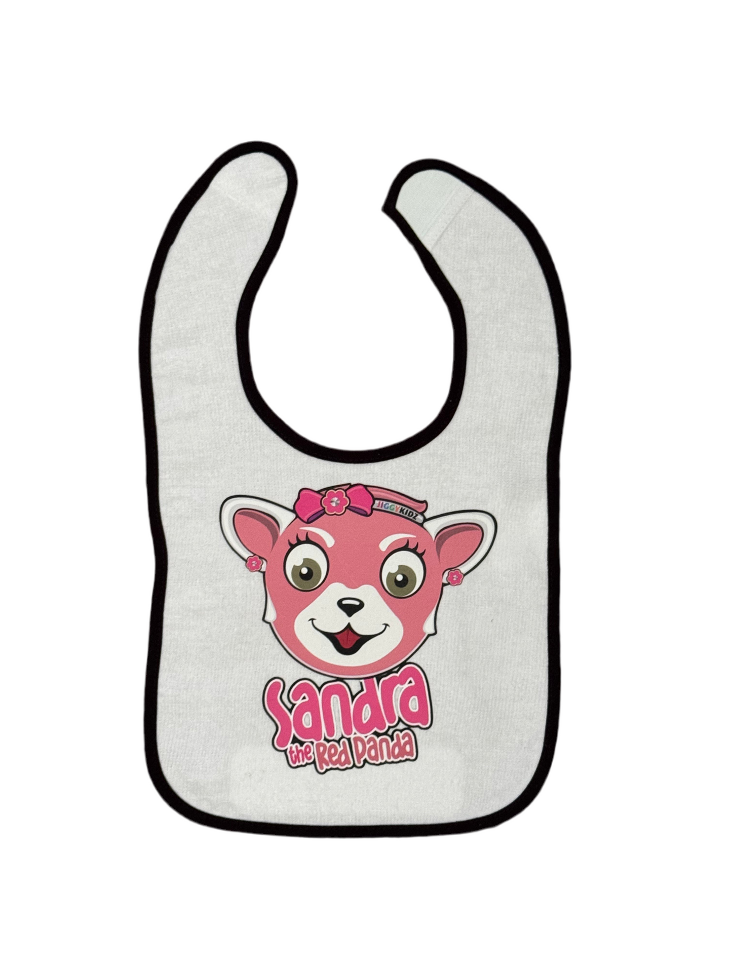 Sandra the Red Panda Terry Cloth Bib