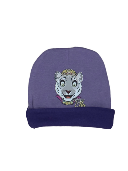 Princess Ella the Snow Leopard New Born Beanie