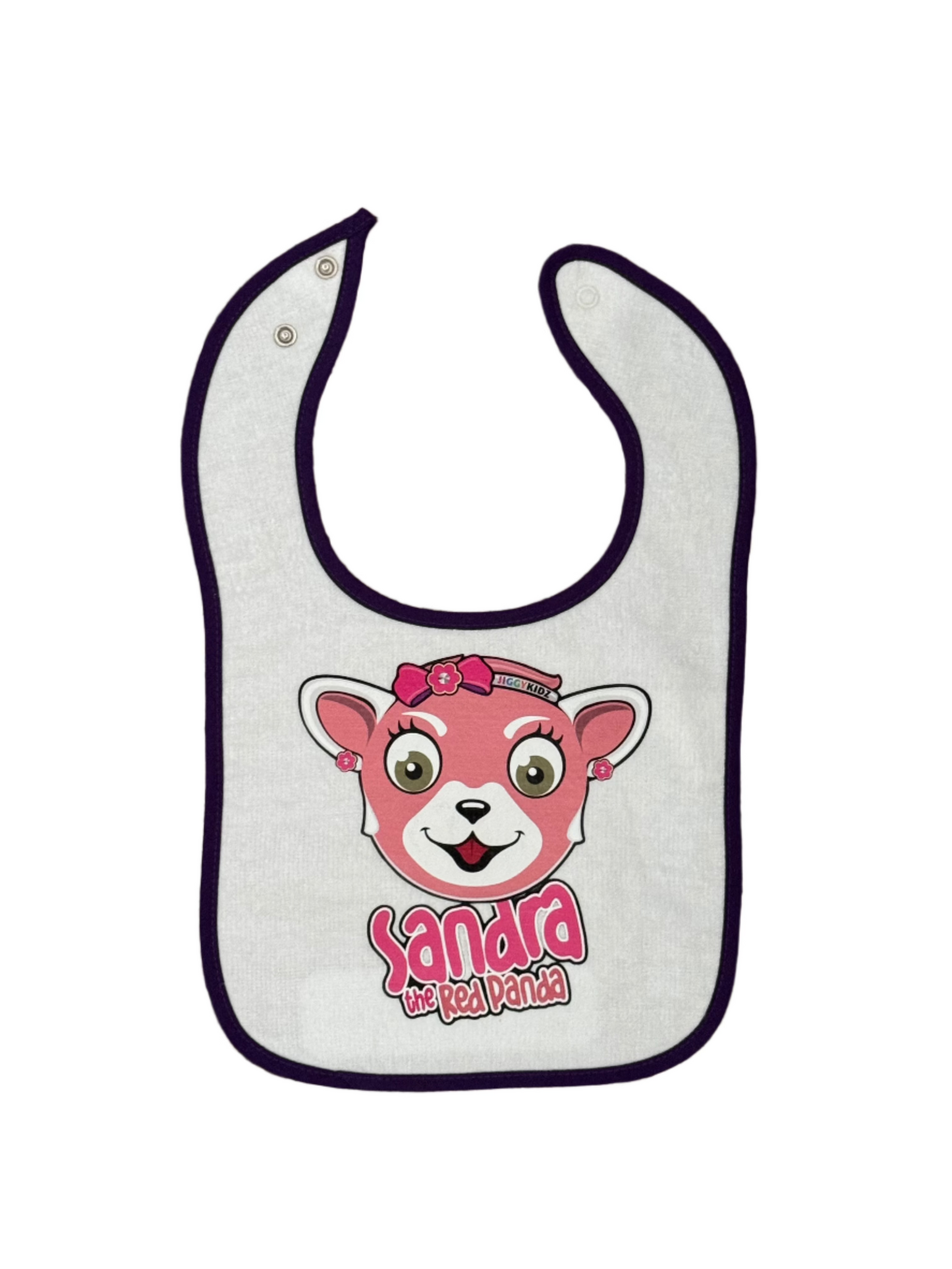 Sandra the Red Panda Terry Cloth Bib