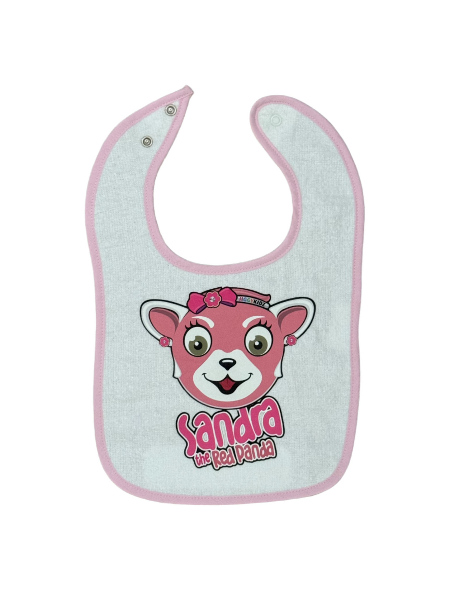 Sandra the Red Panda Terry Cloth Bib