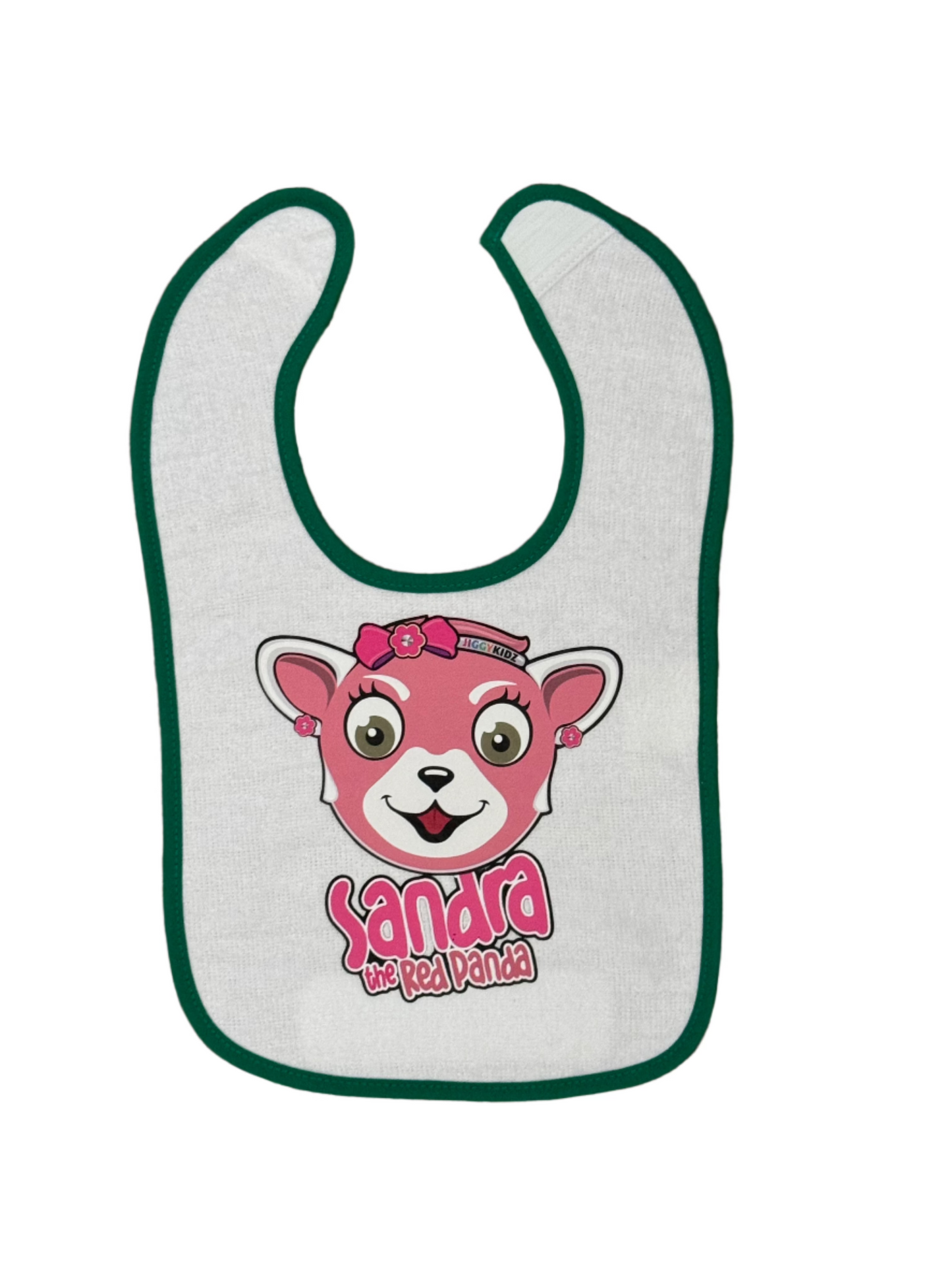 Sandra the Red Panda Terry Cloth Bib