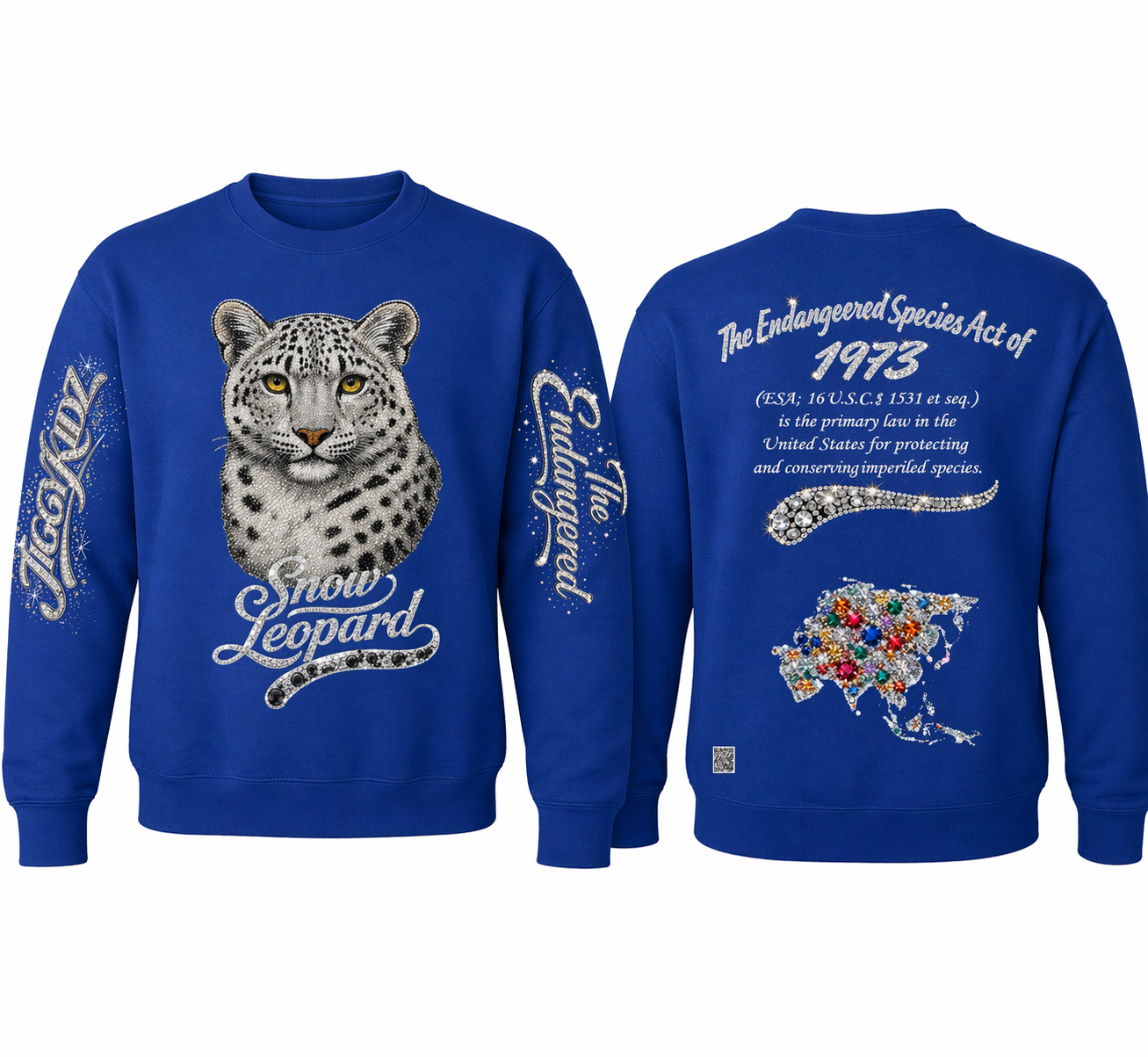 Jiggykidz Endangered Snow Leopard Sweatshirt